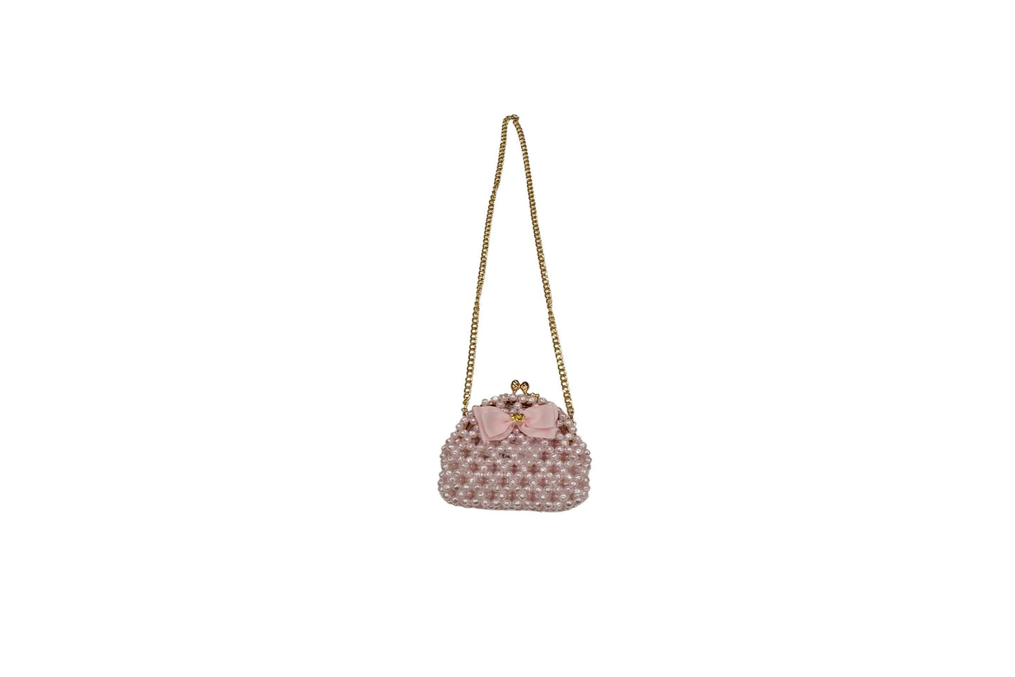 SWEETIE PEARL BAG BLUSH PINK