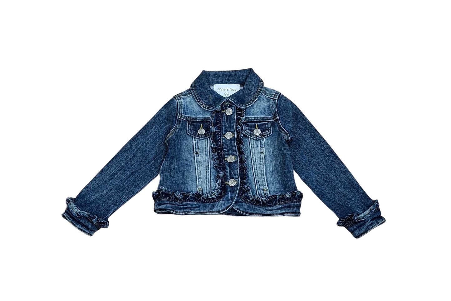 GIGI LOVE LOGO DENIM JACKET